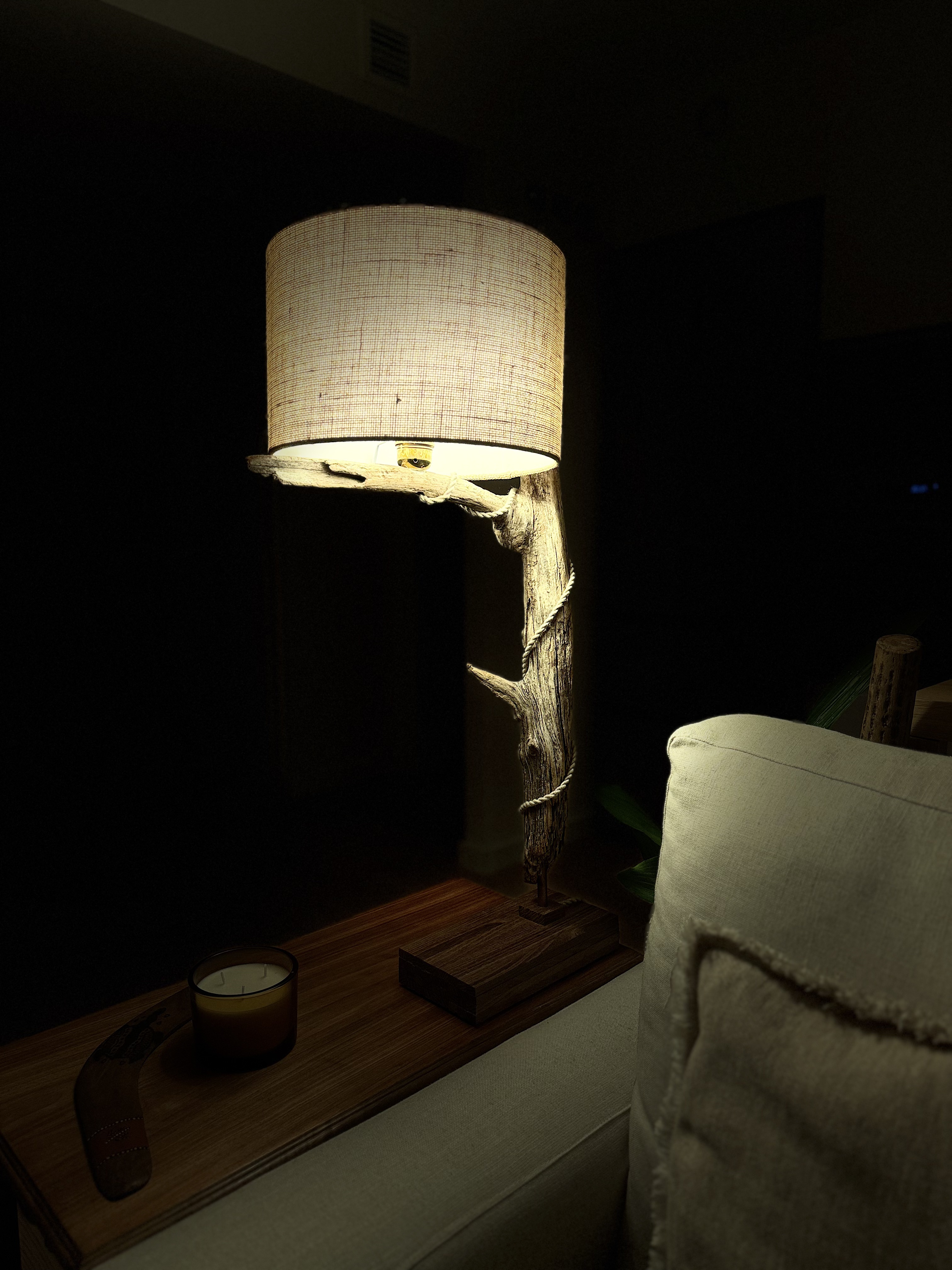 lámpara, pantalla, decoración, luz, iluminación