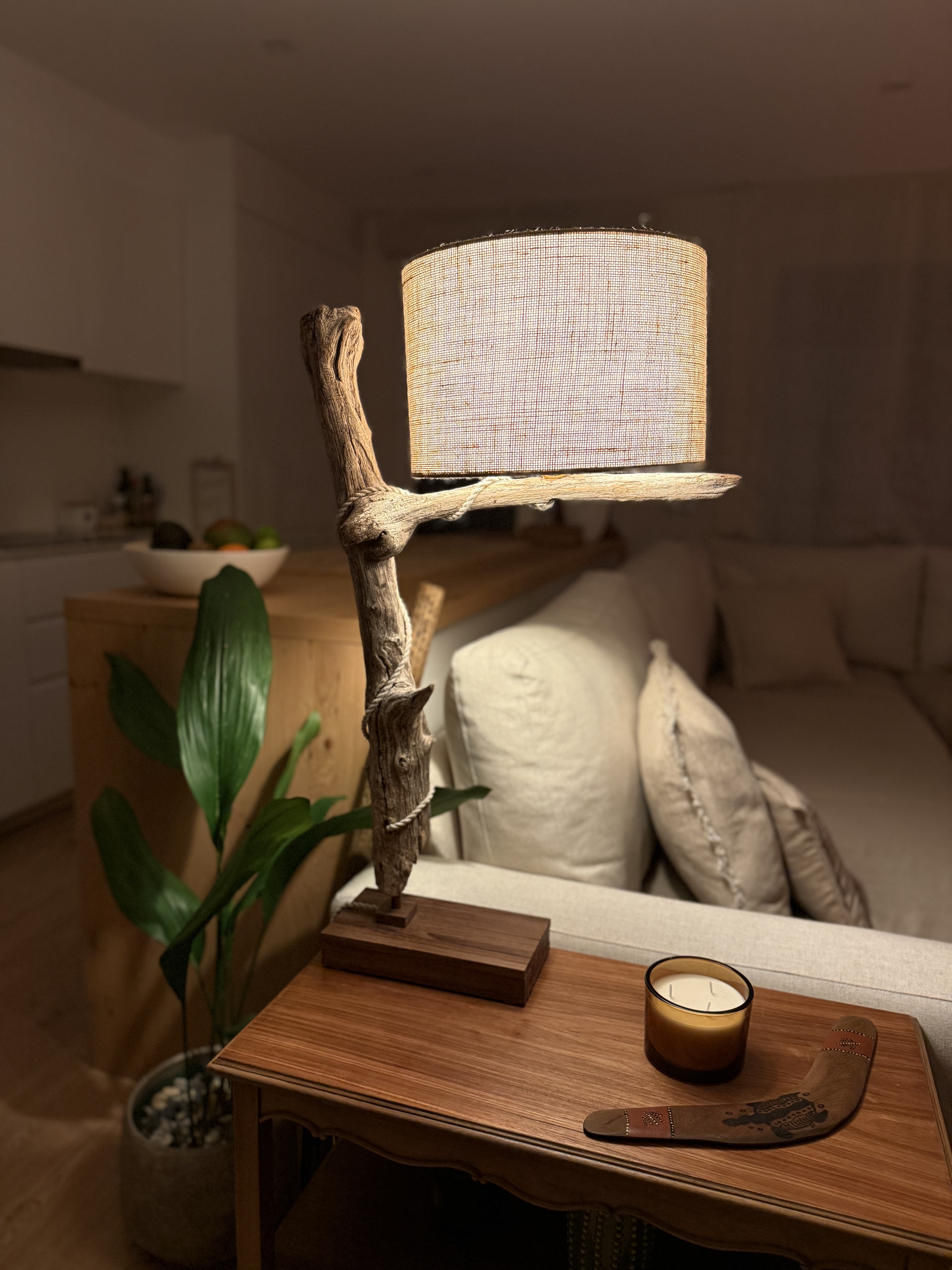 lámpara, pantalla, decoración, luz, iluminación