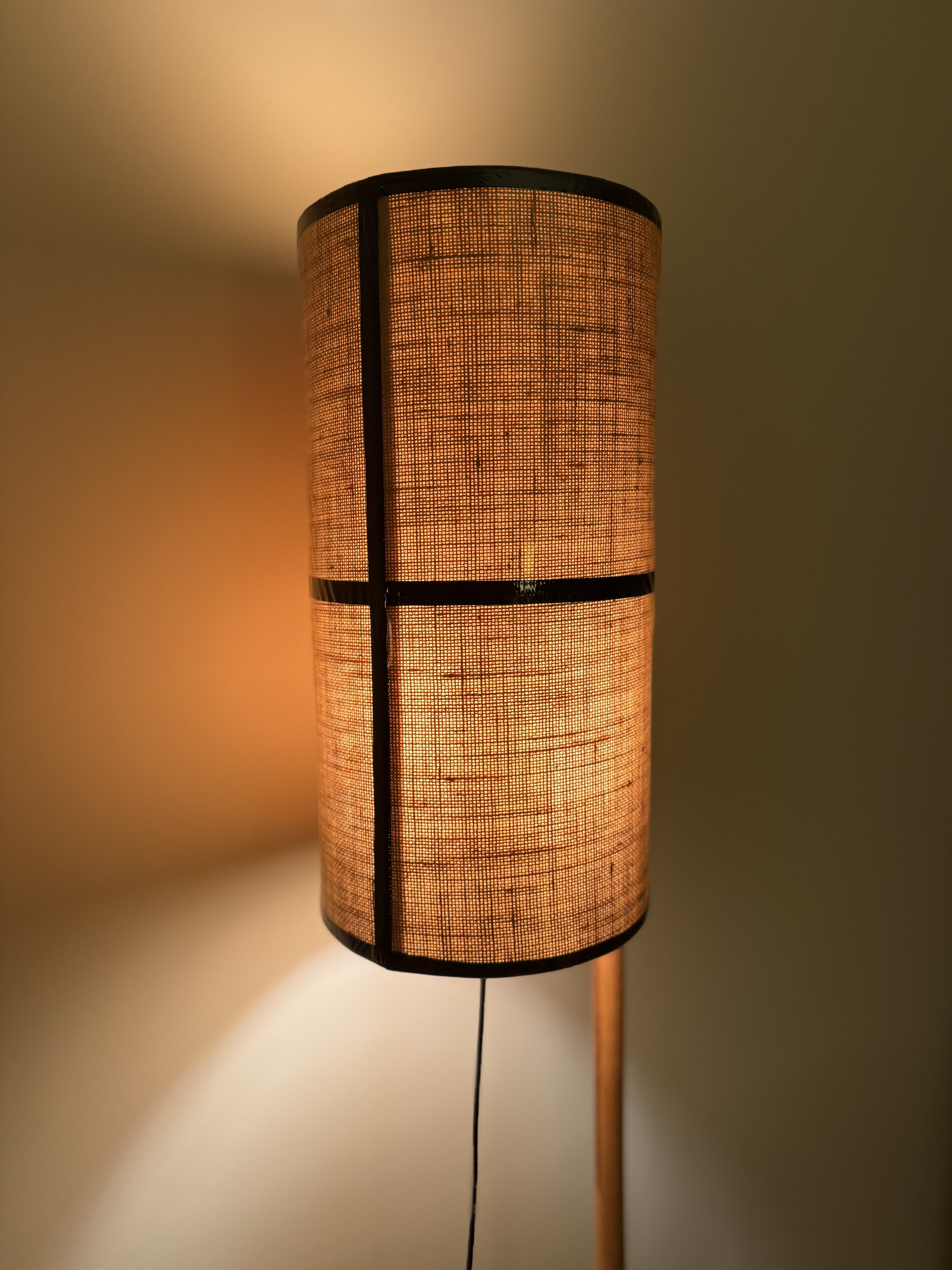 lámpara, pantalla, decoración, luz, iluminación