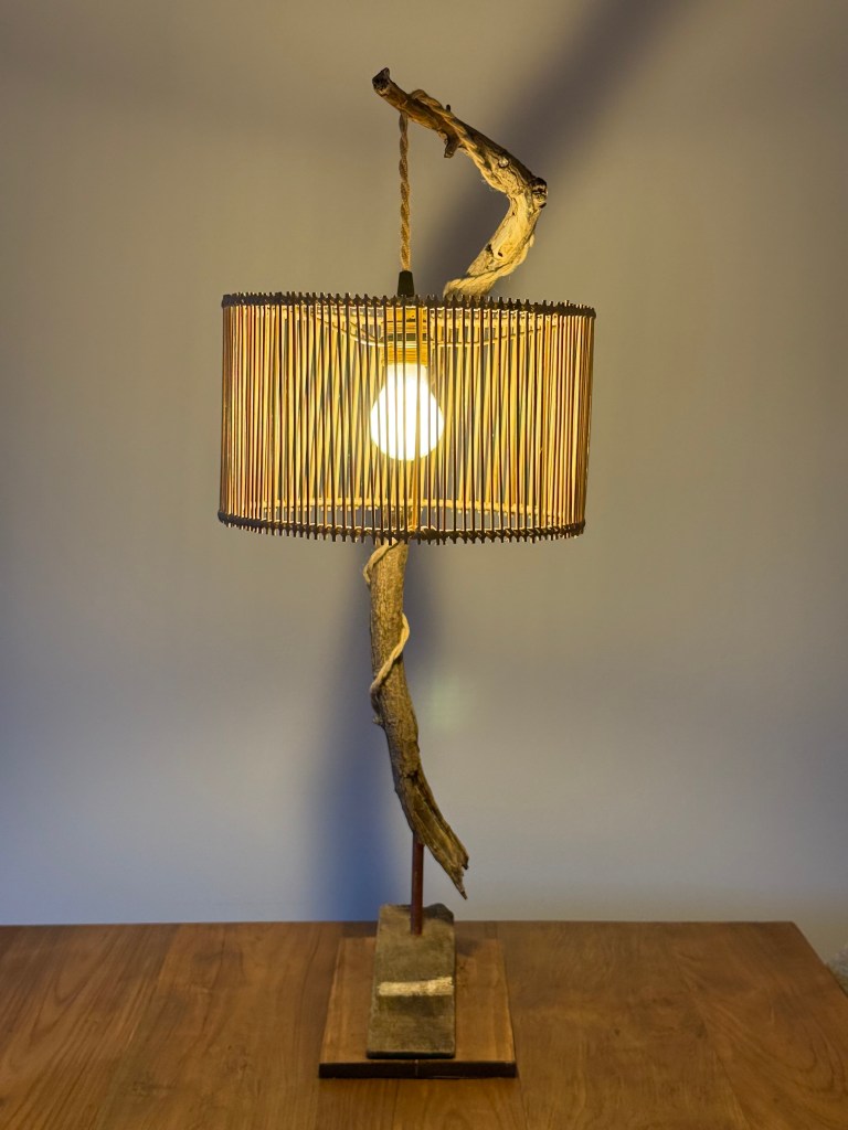 lámpara, pantalla, decoración, luz, iluminación