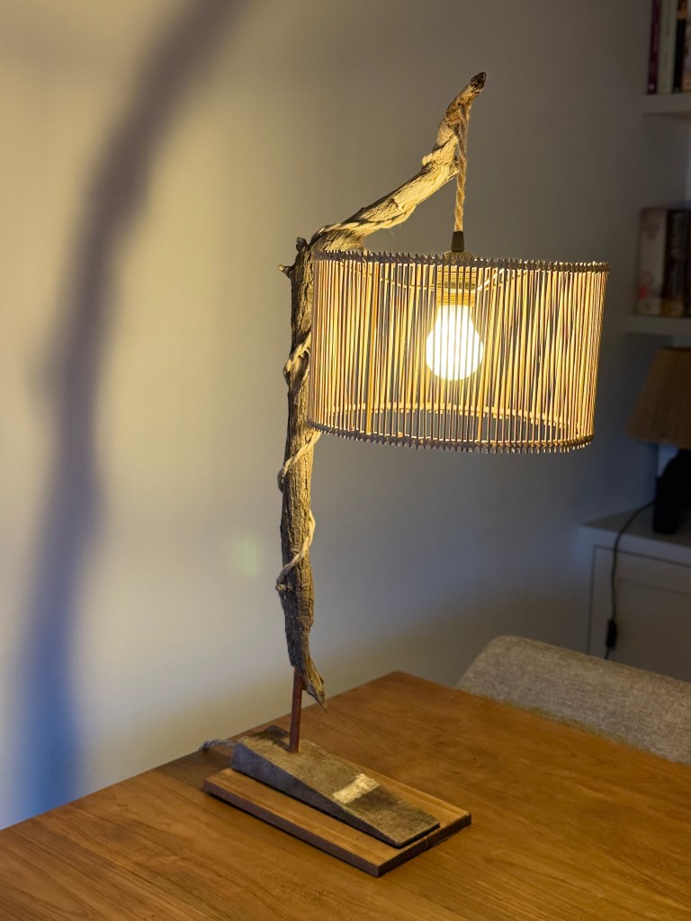 lámpara, pantalla, decoración, luz, iluminación