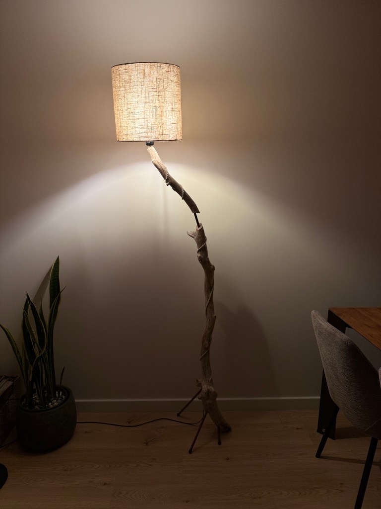 lámpara, pantalla, decoración, luz, iluminación